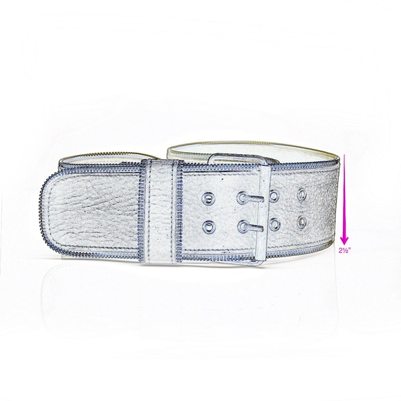 GARUGLIERI Belt Size L Black Brass Zipper Edge Made in Italy - Picture 5 of 8